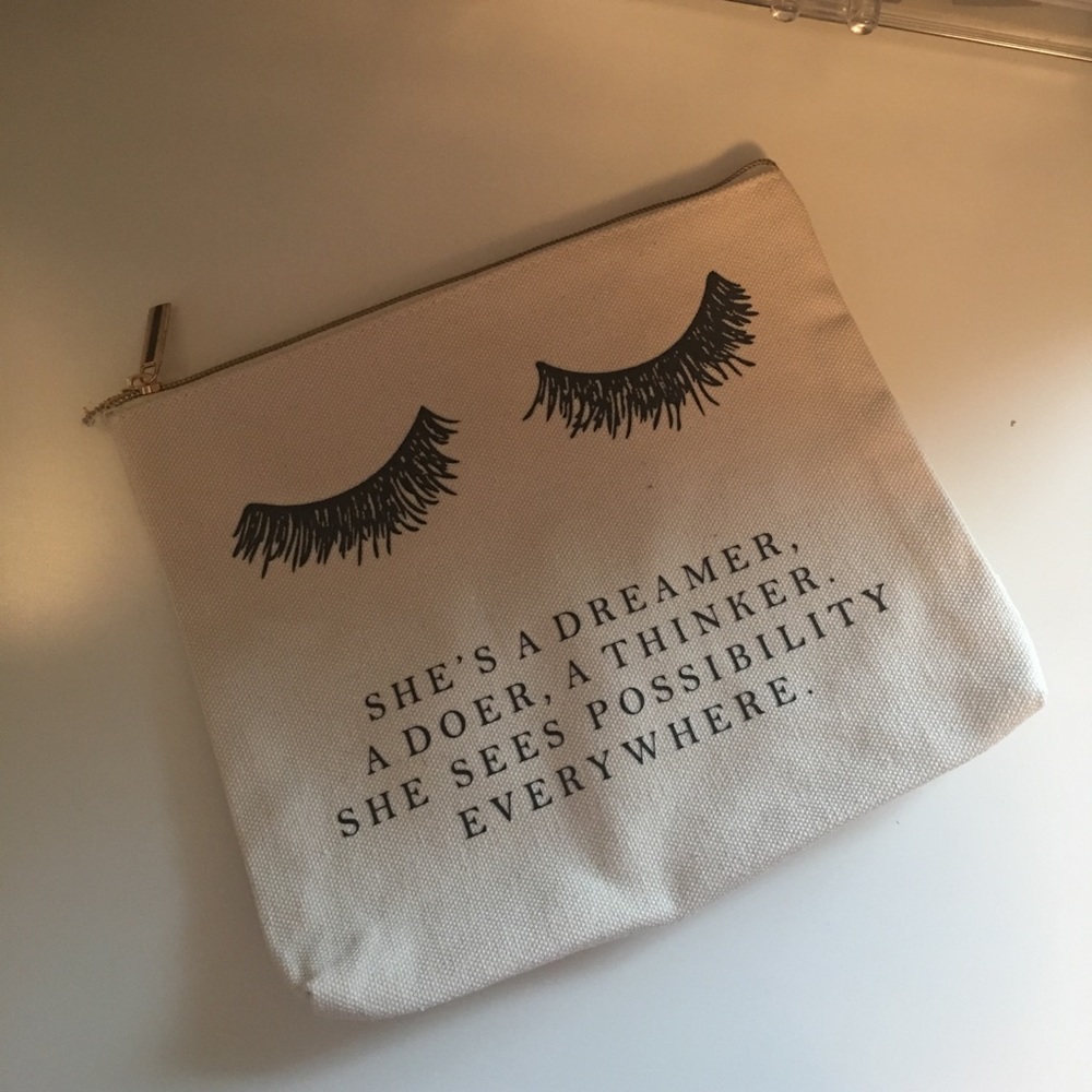 Canvas Makeup Bag 💄